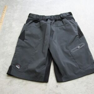ZOIC Shorts Mens? Large Black Zip Pockets Adjustable Waist Mountain Bike Cycling